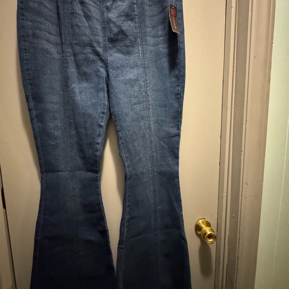 Women's Blue Flared Jeans